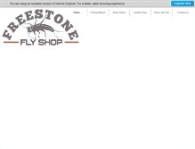 Tablet Screenshot of freestoneflyshop.com